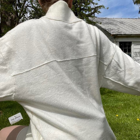 After Glow Mock Neck Tunic Free People Sweater - Picture 3 of 4